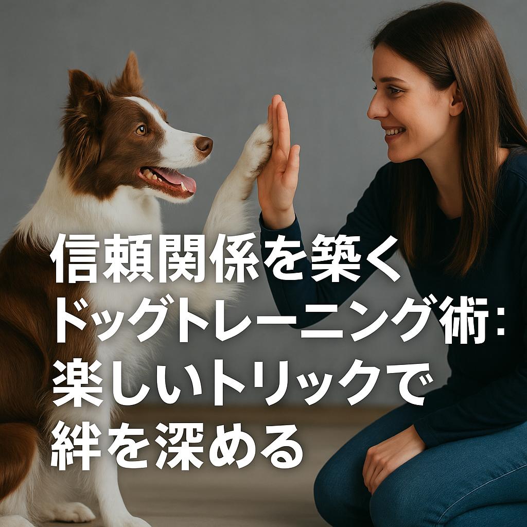 信頼関係を築くドッグトレーニング術:楽しいトリックで絆を深める